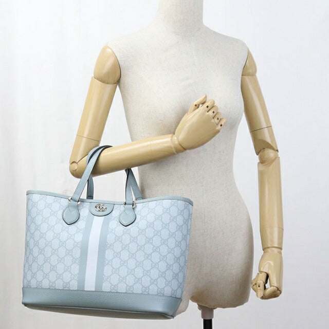 中古 グッチ トートバッグ レディース ブランド GUCCI オフィディア 2WAY 765043 ブルー USDGU111007011