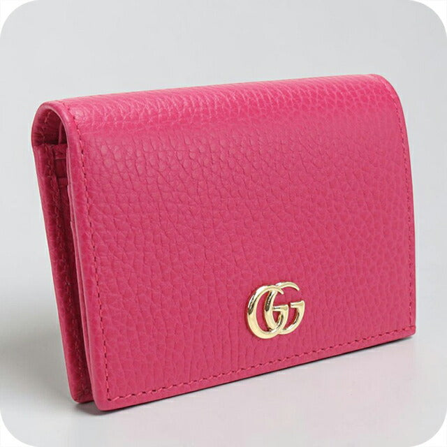 GUCCI ピンクレディース　二つ折り財布 中古 グッチ 二つ折り財布 二折財布 レディース ブランド GUCCI ﾀﾞﾌﾞﾙG