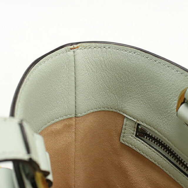 中古 グッチ トートバッグ レディース ブランド GUCCI グッチ ダイアナ バンブー2WAY レザー 750396 グリーン USDGU112917011