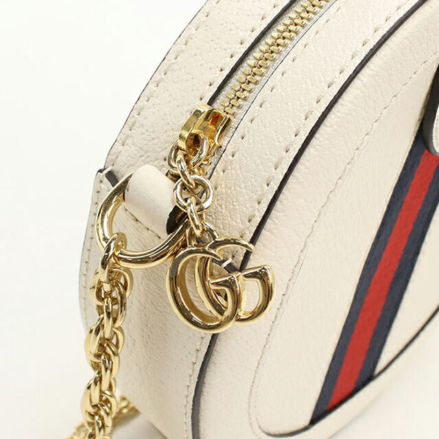 中古 グッチ ショルダーバッグ レディース ブランド GUCCI オフィディア レザー 550618 ホワイト USDGU113369011