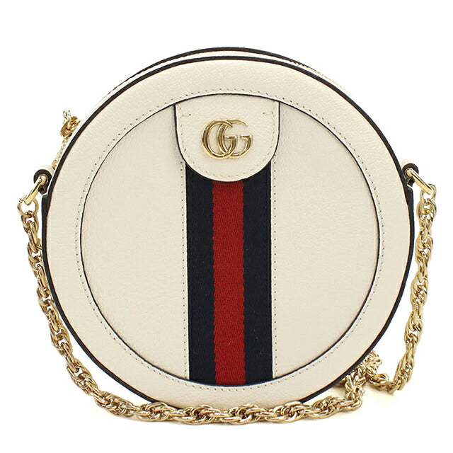 中古 グッチ ショルダーバッグ レディース ブランド GUCCI オフィディア レザー 550618 ホワイト USDGU113428011