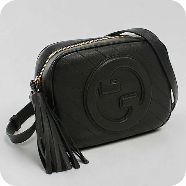 中古 グッチ ショルダーバッグ レディース ブランド GUCCI ブロンディ レザー 742360 ブラック USDGU113429011