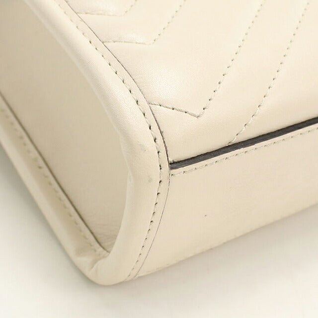 中古 グッチ ハンドバッグ レディース ブランド GUCCI GGマーモント 2WAY レザー 696123 ホワイト USDGU113469011