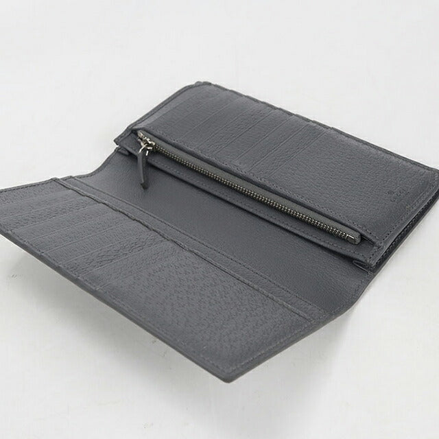 中古 グッチ 長財布ニ折小銭入付き メンズ ブランド GUCCI GGスプリーム ロングウォレット グレーインテリア 856563 ブラック USDGU114015011