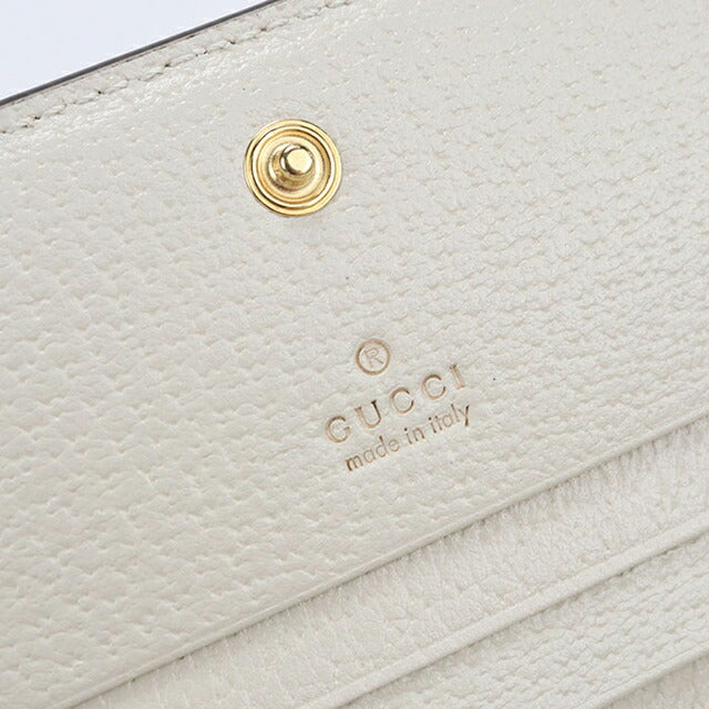 中古 グッチ 二つ折り財布 二折財布 レディース ブランド GUCCI オフィディア GG カードケース ウォレット 523155 ベージュ USDGU115688011