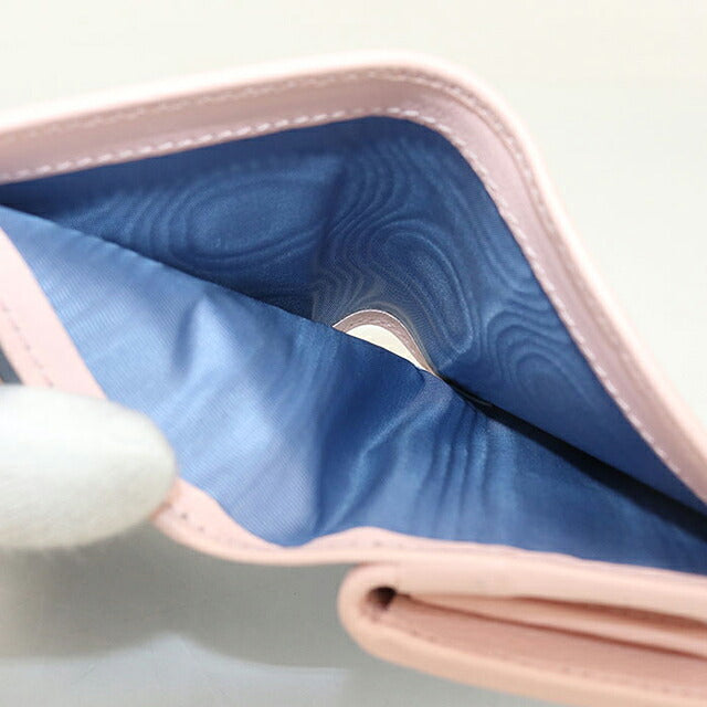 中古 グッチ 二つ折り財布 二折財布 コンパクト レディース ブランド GUCCI ダブルG バイカラー スモールウォレット レザー ピンク USDGU115985011