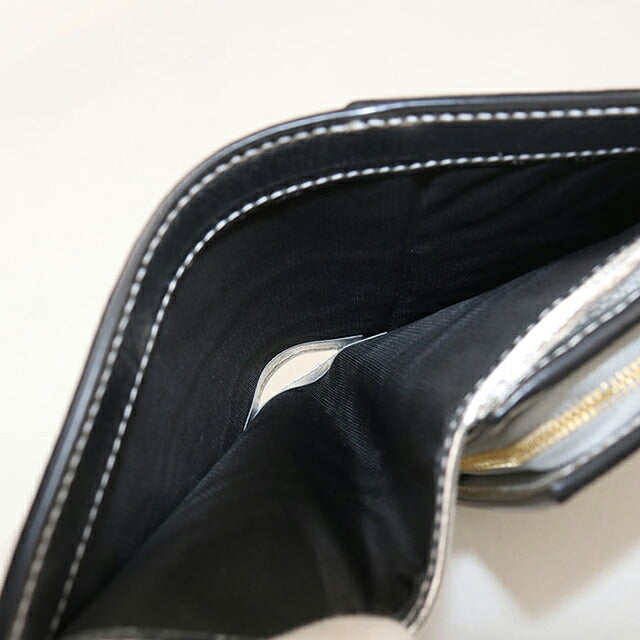 中古 グッチ 二つ折り財布 二折財布 コンパクト レディース ブランド GUCCI ダブルG ミディアム ウォレット 598587 シルバー/ベージュ USDGU116611011