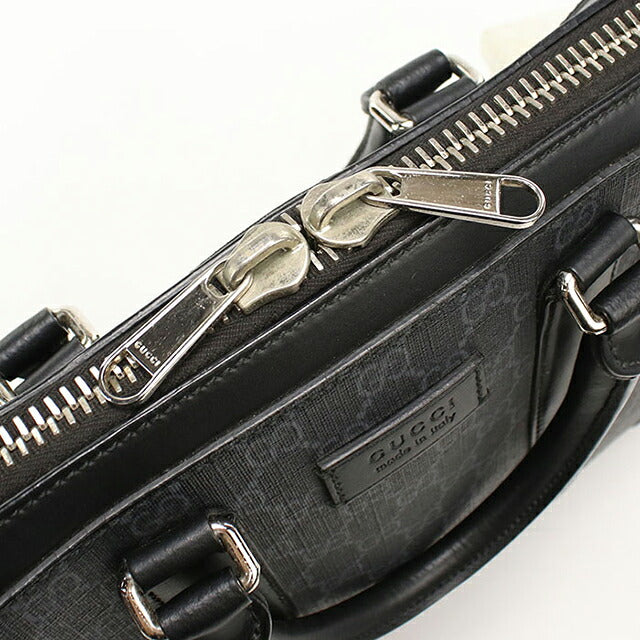 中古 グッチ ブリーフケース メンズ ブランド GUCCI GGスプリーム 2WAY 474135 ブラック USDGU116647011