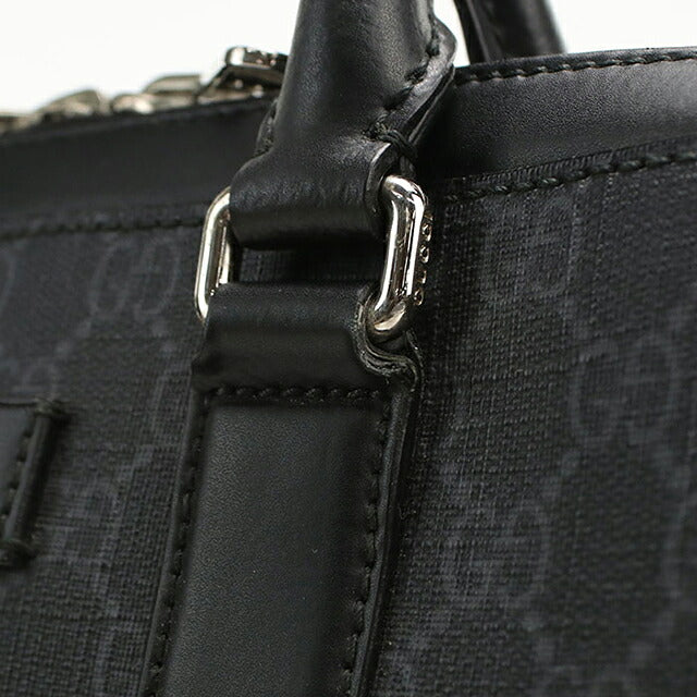 中古 グッチ ブリーフケース メンズ ブランド GUCCI GGスプリーム 2WAY 474135 ブラック USDGU116647011