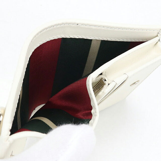 中古 グッチ 二つ折り財布 二折財布 コンパクト レディース ブランド GUCCI GGエンブレム スモールウォレット 820692 ベージュ USDGU117559011