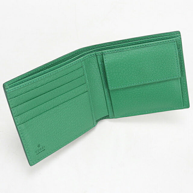 中古 グッチ 二つ折り財布 二折財布 コンパクト メンズ ブランド GUCCI GGスプリーム GG コインウォレット 768244 ベージュ USDGU117654011