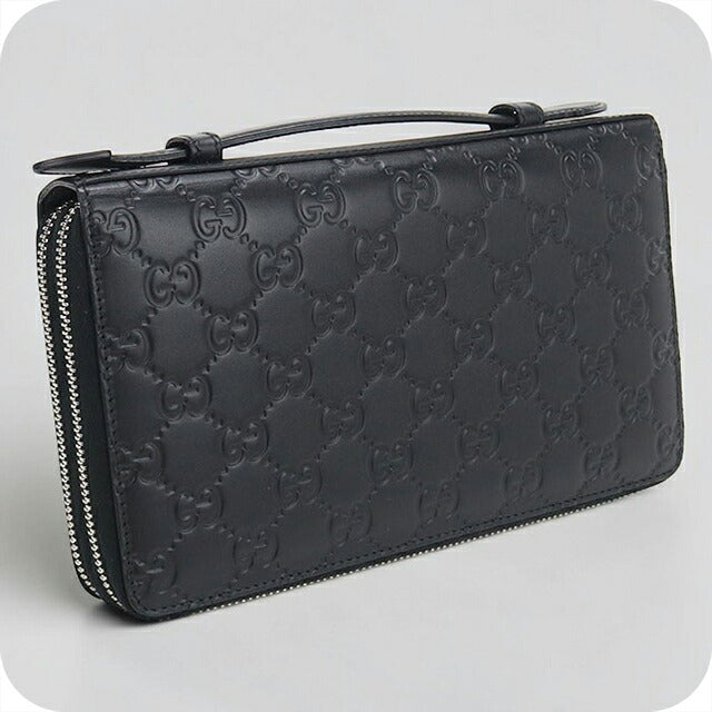 中古 グッチ オーガナイザー メンズ ブランド GUCCI グッチシマ トラベルケース 395474 ブラック USDGU118390011