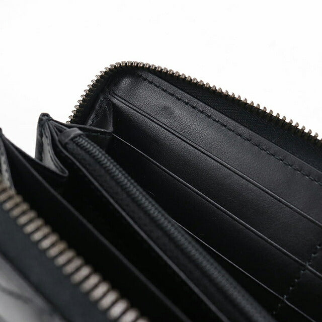 中古 グッチ 長財布ラウンドファスナー レディース ブランド GUCCI GGマーモント レザー 443123 ブラック USDGU118422011