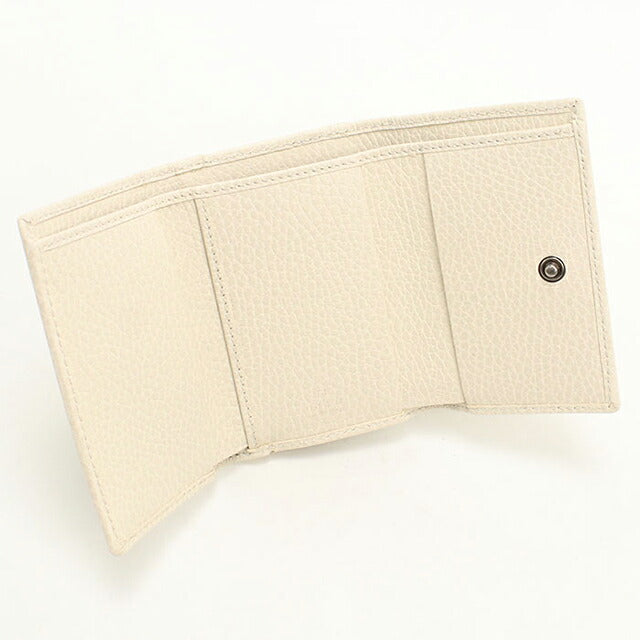 グッチ 三つ折り財布 三折財布 コンパクト レディース ブランド GUCCI ダブルG レザー 644407 ホワイト USDGU118741011