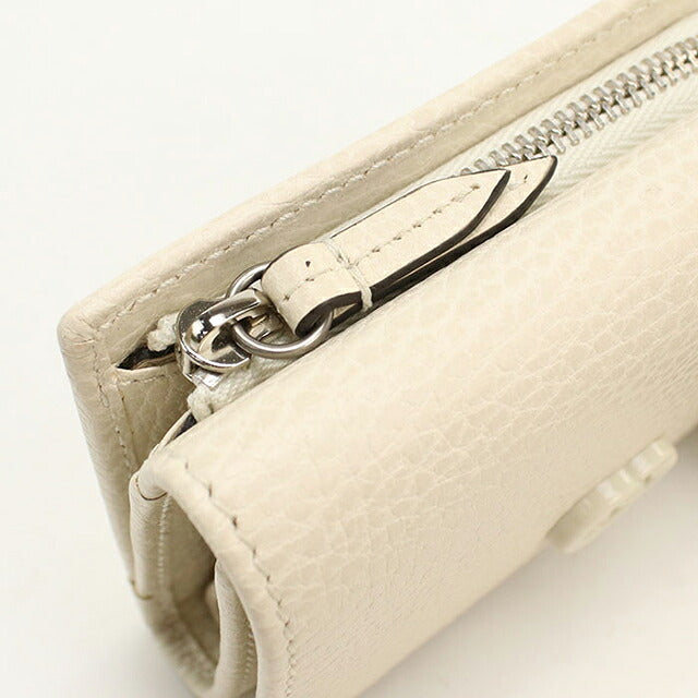 グッチ 三つ折り財布 三折財布 コンパクト レディース ブランド GUCCI ダブルG レザー 644407 ホワイト USDGU118741011