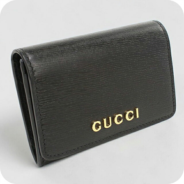 グッチ 名刺入れ レディース ブランド GUCCI スクリプト カードケース レザー 790101 ブラック USDGU119339011