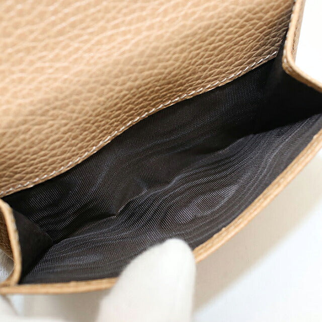 Used Gucci Bifold Wallet Bifold Wallet Compact Ladies Brand GUCCI Interlocking G W Hook Leather 615525 Beige USDGU120534011