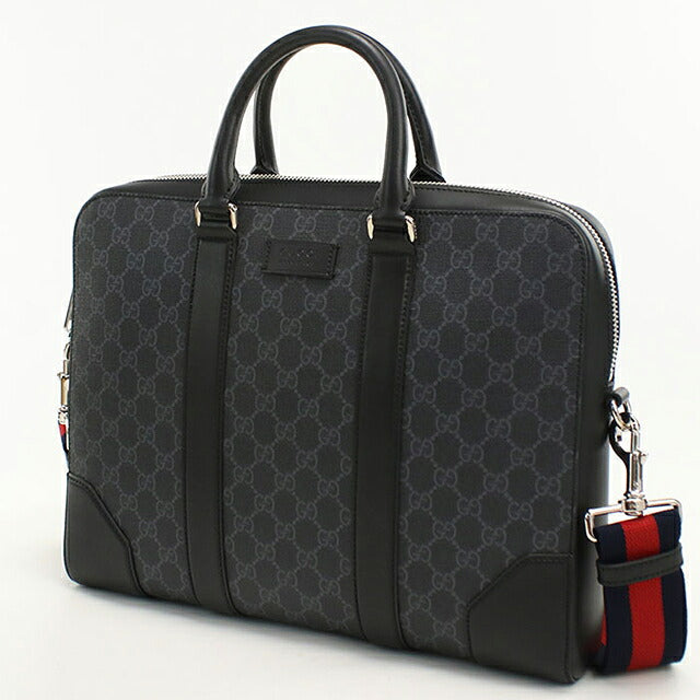 中古 グッチ ブリーフケース メンズ ブランド GUCCI GGスプリーム 2WAY 474135 ブラック USDGU120998011