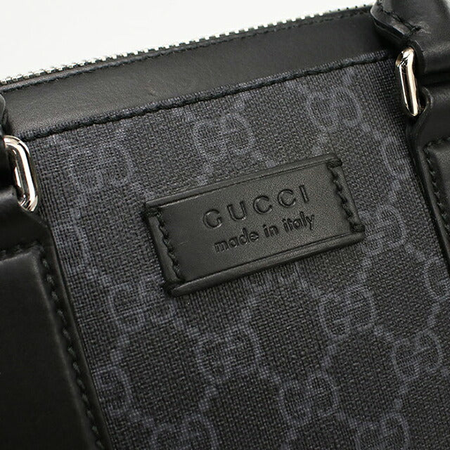 中古 グッチ ブリーフケース メンズ ブランド GUCCI GGスプリーム 2WAY 474135 ブラック USDGU120998011
