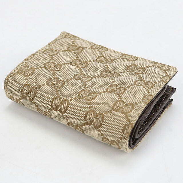 中古 グッチ 二つ折り財布 二折財布 コンパクト レディース ブランド GUCCI GGマーモント 773427 ベージュ USDGU121144011