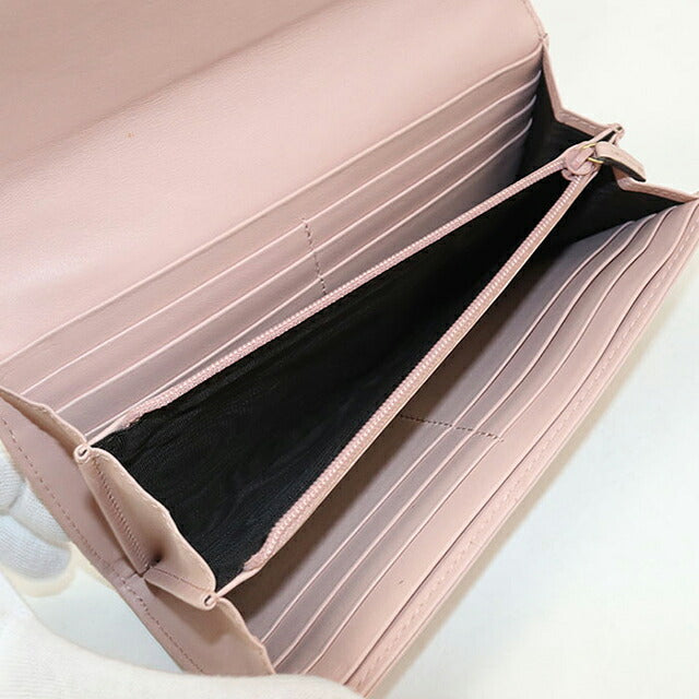 中古 グッチ 長財布二折 レディース ブランド GUCCI ダブルG コンチネンタルウォレット レザー 443436 ピンク USDGU121418011