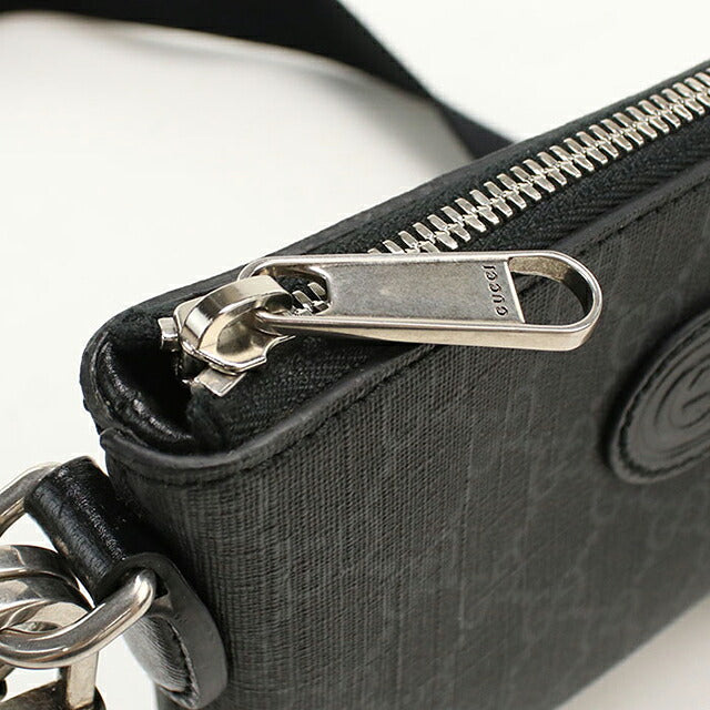 二手 Gucci 斜挎单肩包男女通用品牌 GUCCI Interlocking G 2WAY 723306 黑色 USDGU121477011
