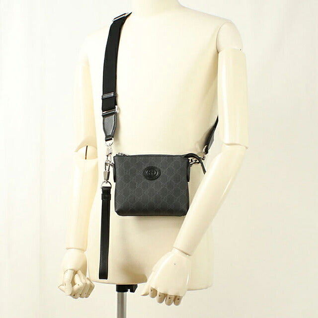 二手 Gucci 斜挎单肩包男女通用品牌 GUCCI Interlocking G 2WAY 723306 黑色 USDGU121477011