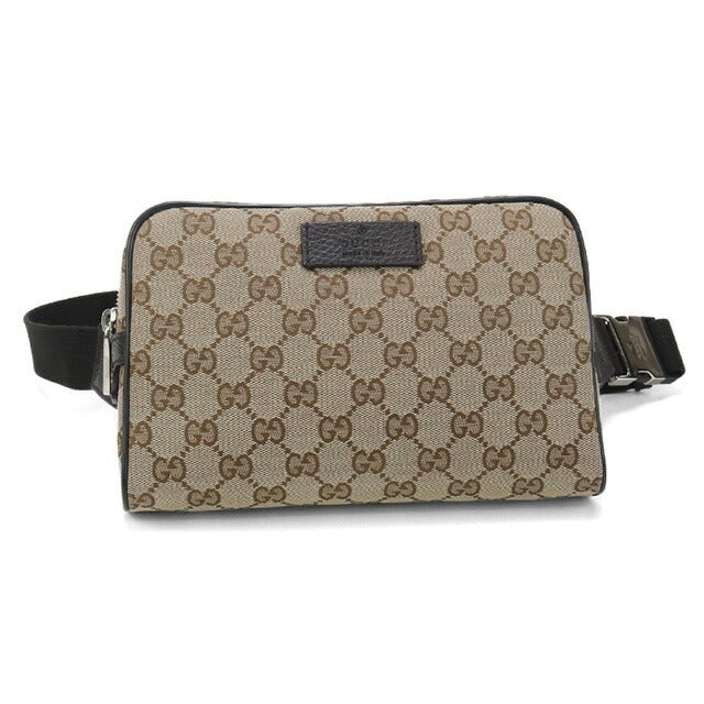中古 グッチ ボディバッグ メンズ ブランド GUCCI GGキャンバス ベルトバッグ 449174 ベージュ バッグ USDGU92981011