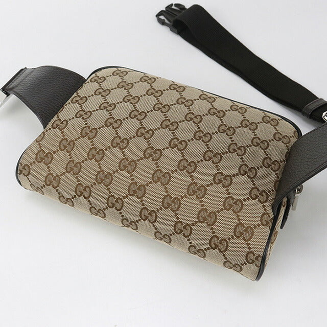 中古 グッチ ボディバッグ メンズ ブランド GUCCI GGキャンバス ベルトバッグ 449174 ベージュ バッグ USDGU92981011