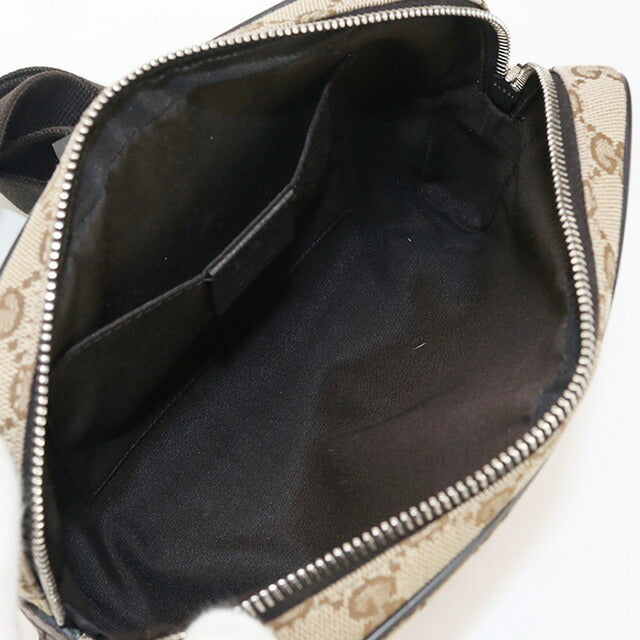 中古 グッチ ボディバッグ メンズ ブランド GUCCI GGキャンバス ベルトバッグ 449174 ベージュ バッグ USDGU92981011