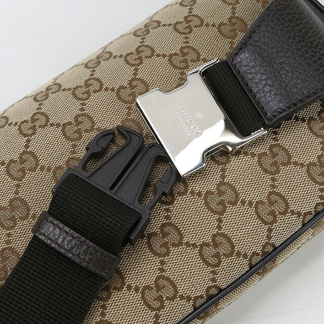 中古 グッチ ボディバッグ メンズ ブランド GUCCI GGキャンバス ベルトバッグ 449174 ベージュ バッグ USDGU92981011