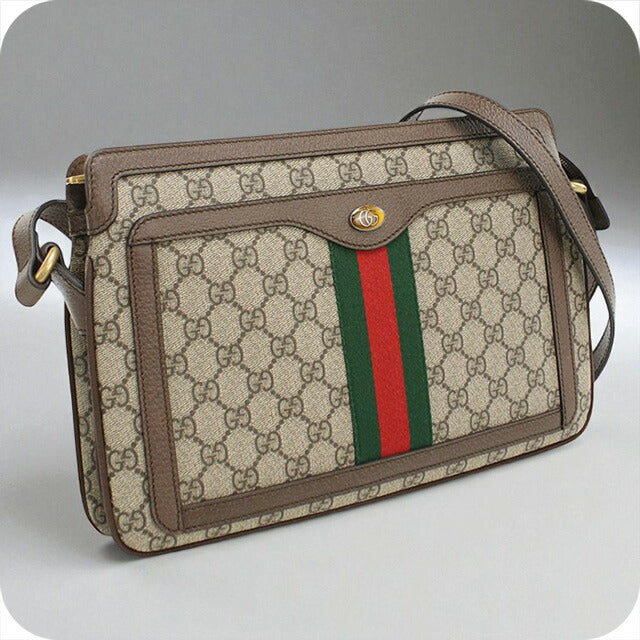 中古 グッチ 斜め掛け ショルダーバッグ レディース ブランド GUCCI オフィディア 523354 ベージュ バッグ USDGU93673011