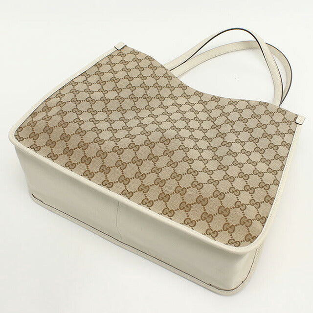 中古 グッチ トートバッグ レディース ブランド GUCCI グッチ ホースビット 1955 レザー 623694 ベージュ バッグ USDGU94533011