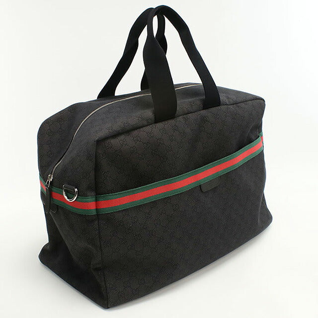 中古 グッチ ボストンバッグ ユニセックス ブランド GUCCI GGデニム 374770 ブラック バッグ USDGU94828011