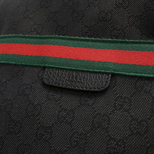 中古 グッチ ボストンバッグ ユニセックス ブランド GUCCI GGデニム 374770 ブラック バッグ USDGU94828011