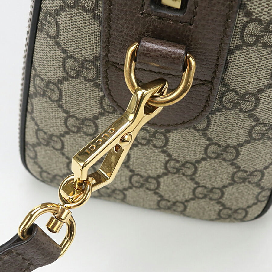 中古 グッチ ミニボストン レディース ブランド GUCCI オフィディア レザー 524532 ベージュ バッグ USDGU94983011