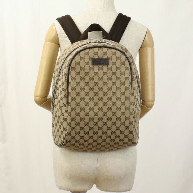 中古 グッチ リュック レディース ブランド GUCCI GGキャンバス バックパック 449906 ベージュ バッグ USDGU95088011