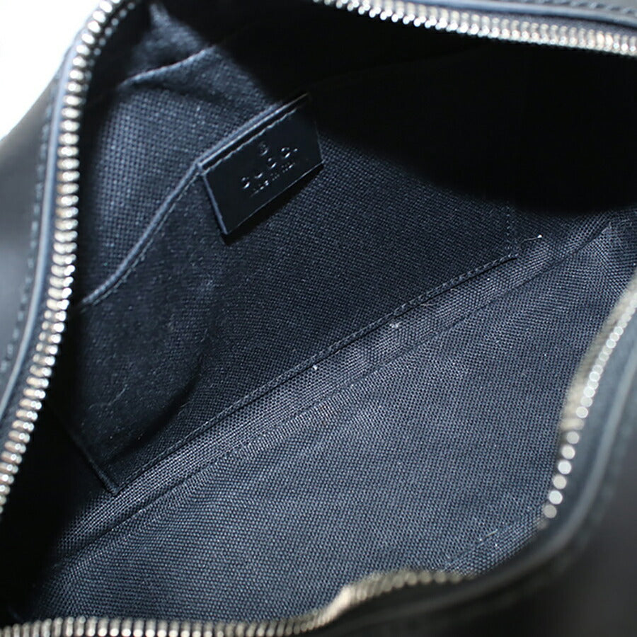 中古 グッチ 斜め掛け ショルダーバッグ メンズ ブランド GUCCI GGスプリーム レザー 574886 ブラック バッグ USDGU95091011
