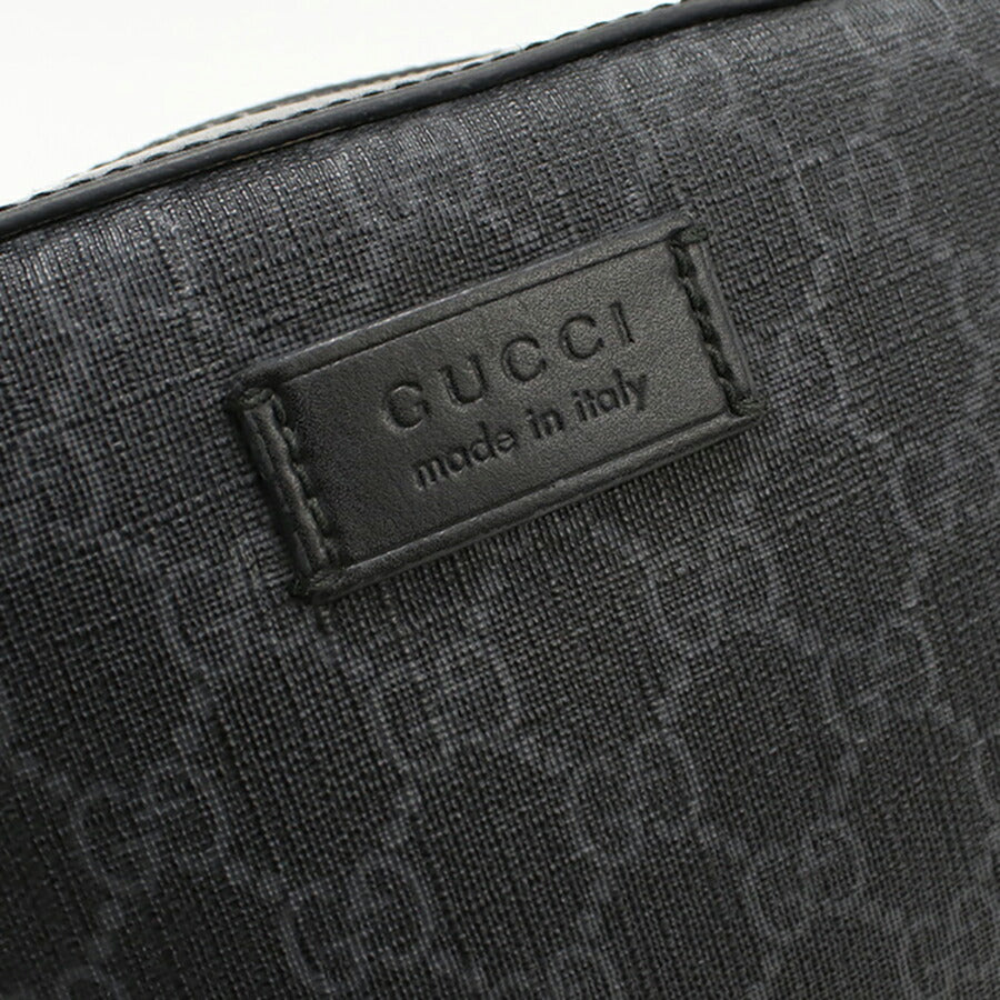 中古 グッチ 斜め掛け ショルダーバッグ メンズ ブランド GUCCI GGスプリーム レザー 574886 ブラック バッグ USDGU95091011