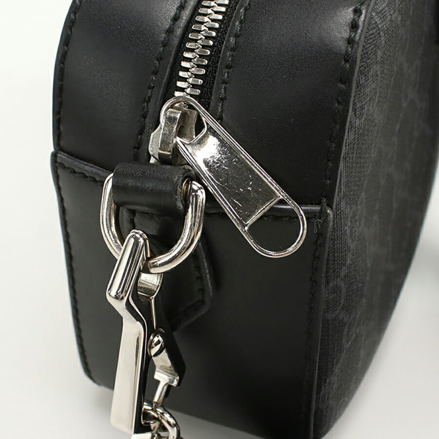 中古 グッチ 斜め掛け ショルダーバッグ メンズ ブランド GUCCI GGスプリーム レザー 574886 ブラック バッグ USDGU95091011