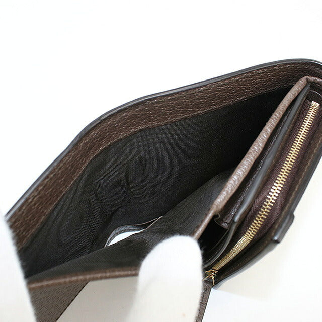 中古 グッチ 二折財布 レディース ブランド GUCCI オフィディア GGウォレット 598662 ベージュ 財布 USDGU95167011