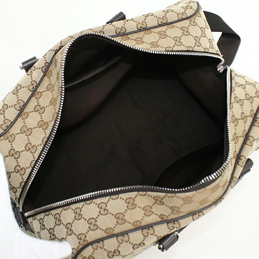 中古 グッチ ボストンバッグ ユニセックス ブランド GUCCI GGキャンバス レザー 449167 KY9KN 9886 ベージュ バッグ USDGU95386011