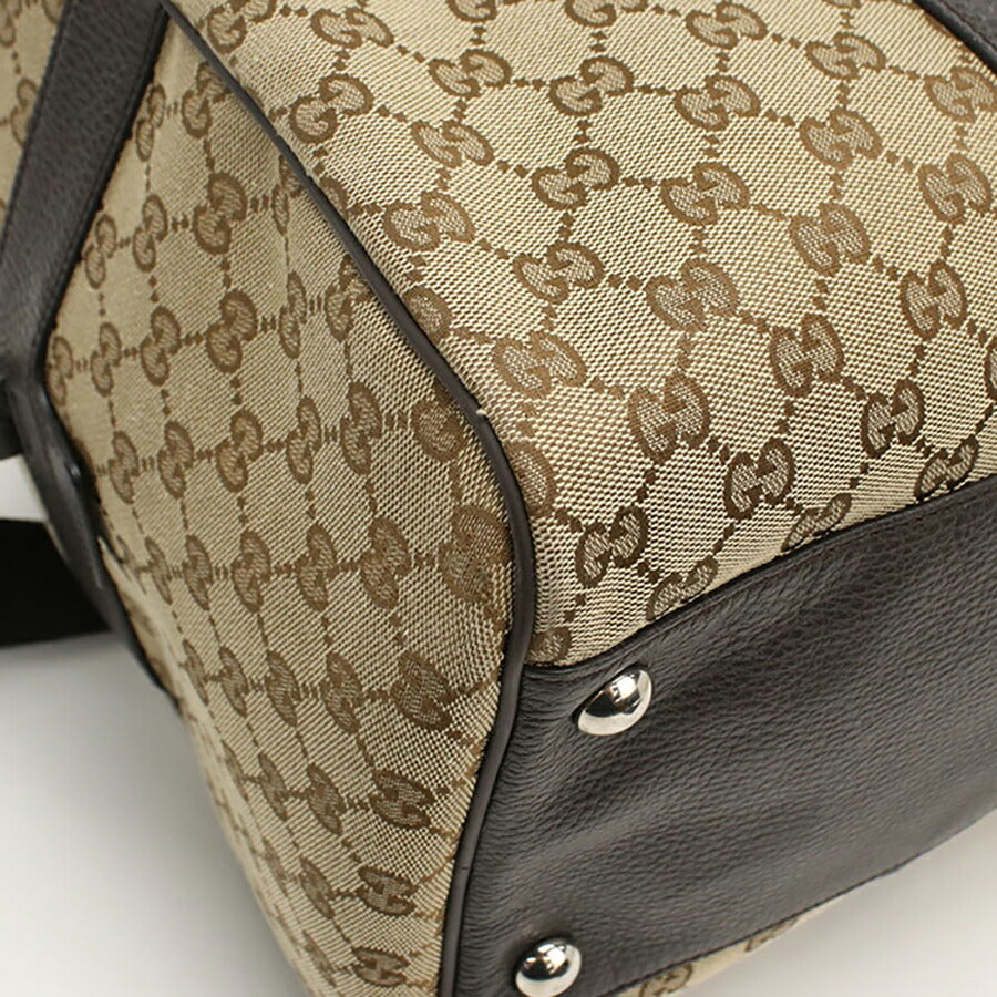 中古 グッチ ボストンバッグ ユニセックス ブランド GUCCI GGキャンバス レザー 449167 KY9KN 9886 ベージュ バッグ USDGU95386011
