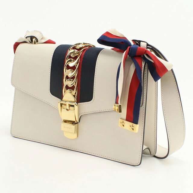 中古 グッチ ショルダーバッグ レディース ブランド GUCCI シルヴィ レザー 421882 バッグ USDGU95539011