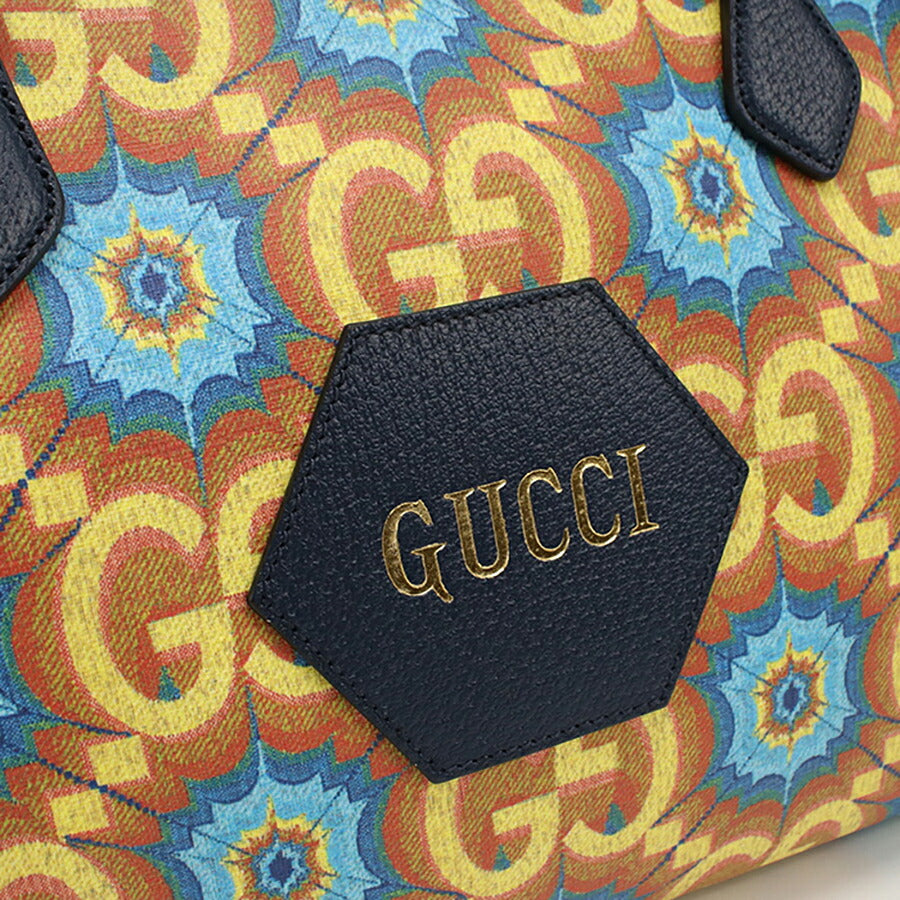 中古 グッチ トートバッグ レディース ブランド GUCCI 676681 ネイビー バッグ USDGU95555011