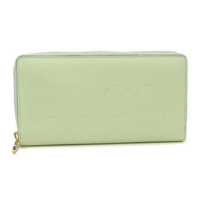 中古 グッチ 長財布ラウンドファスナー レディース ブランド GUCCI グッチ ロゴ ジップアラウンドウォレット レザー 658691 グリーン 財布 USDGU95618011