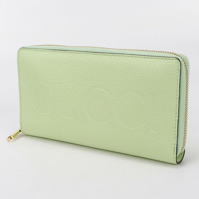 中古 グッチ 長財布ラウンドファスナー レディース ブランド GUCCI グッチ ロゴ ジップアラウンドウォレット レザー 658691 グリーン 財布 USDGU95618011