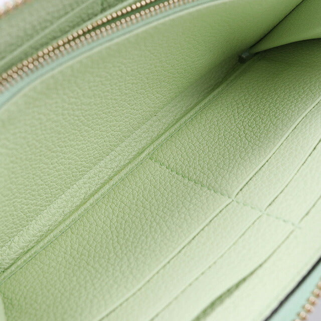 中古 グッチ 長財布ラウンドファスナー レディース ブランド GUCCI グッチ ロゴ ジップアラウンドウォレット レザー 658691 グリーン 財布 USDGU95618011