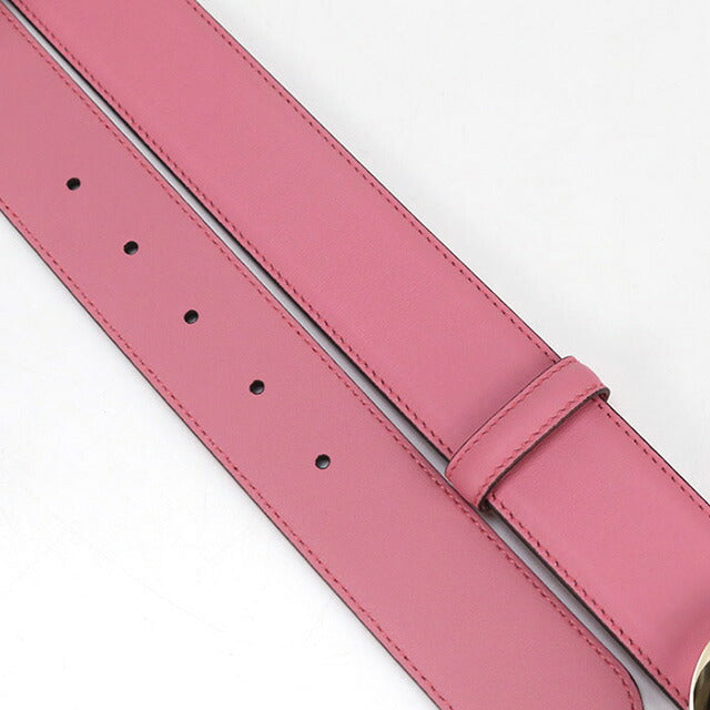 中古 グッチ ベルト レディース ブランド GUCCI インターロッキングG レザー 546386 ピンク 小物 USDGU95622011