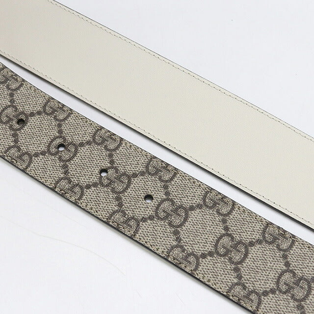 中古 グッチ ベルト レディース ブランド GUCCI ダブルG ワイド 400593 ベージュ 小物 USDGU95625011
